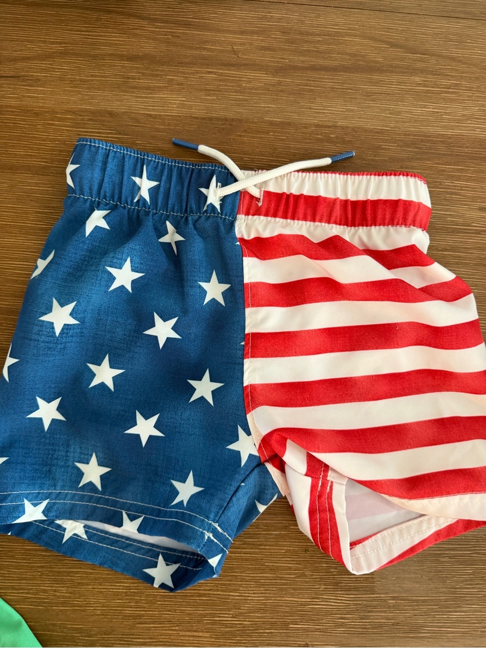 Old Navy Boys 18-24M Red & Blue Swim Trunks